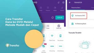 Cara Transfer Dana ke OVO Melalui Metode Mudah dan Cepat