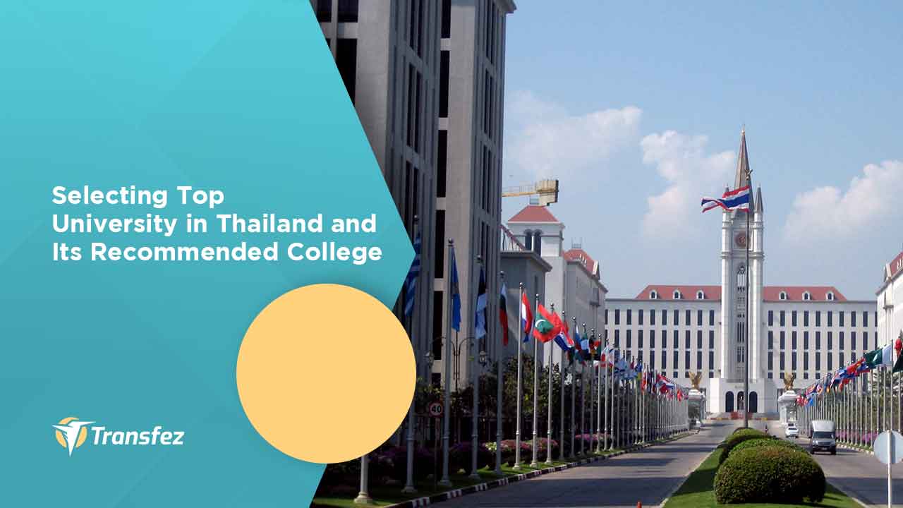 Selecting Top University in Thailand and Its Recommended College