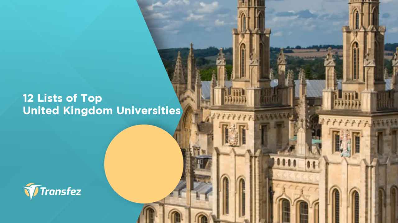 Lists of Top UK Universities