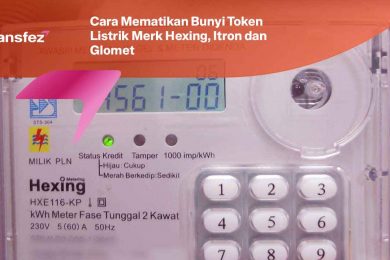 Cara Mematikan Bunyi Token Listrik Merk Hexing, Itron dan Glomet