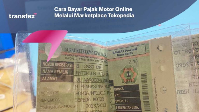 Cara Bayar Pajak Motor Online Melalui Marketplace Tokopedia