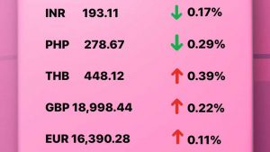 Update Rate Transfez Hari Ini 1 Desember 2022