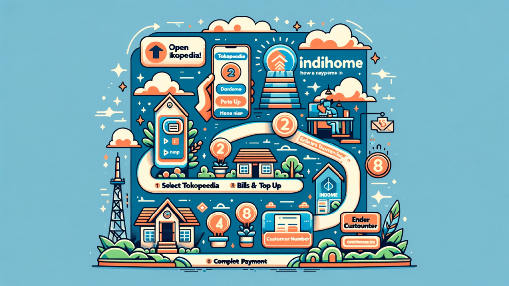 cara bayar indihome lewat tokopedia