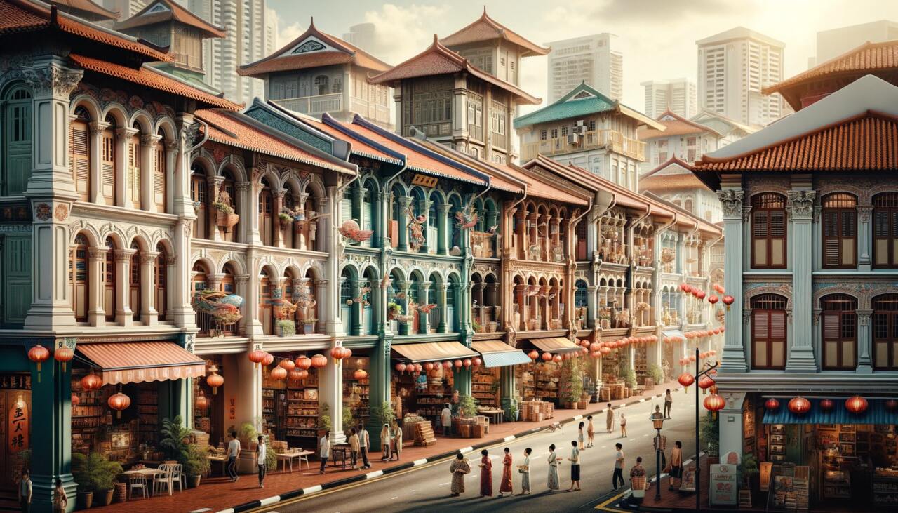 China Town Singapura Dengan Nuansa Kuno Yang Bersejarah