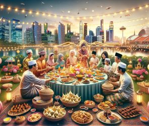 Tradisi Idul Fitri di Singapura dengan Perayaan Sajian Makanan Khas