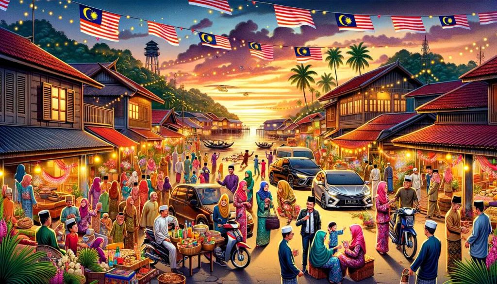 Tradisi Lebaran dan mudik di Malaysia
