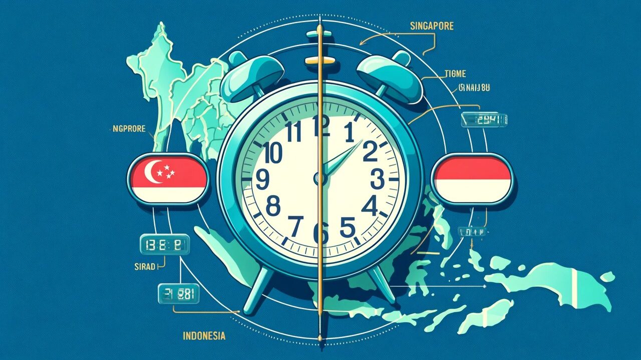 Selisih Waktu Singapura dan Indonesia