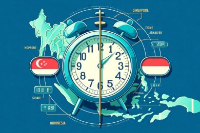 Selisih Waktu Singapura dan Indonesia