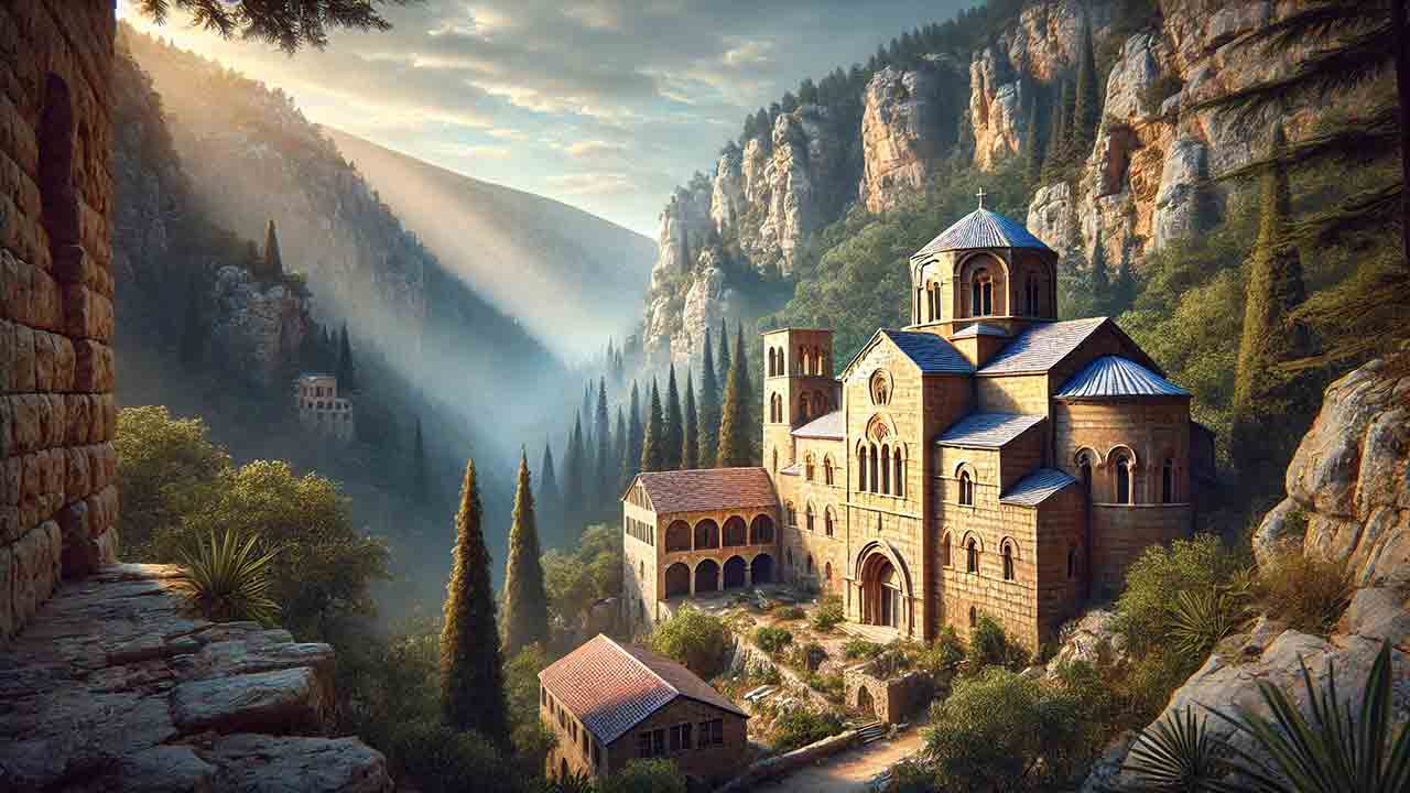 wisata religi di lebanon great monastery