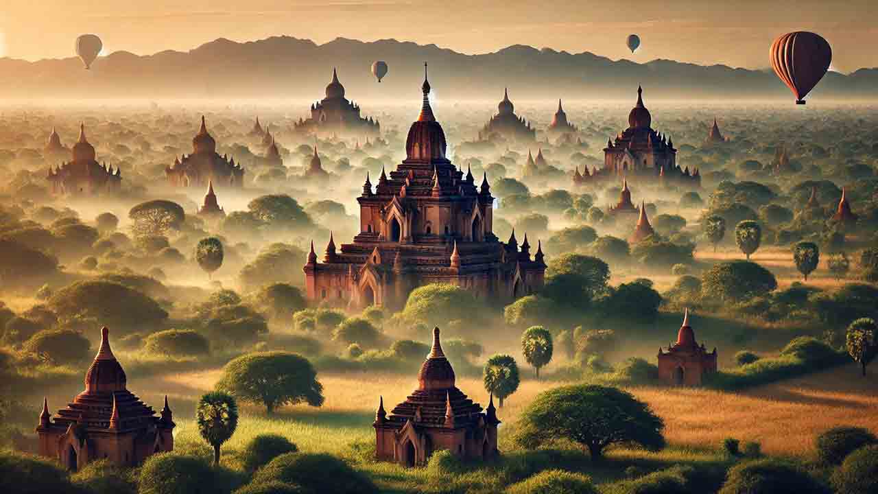 wisata religi di myanmar BAGAN