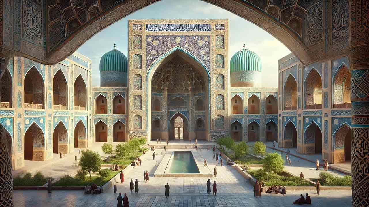 wisata religi di uzbekistan madrasah kukeldash