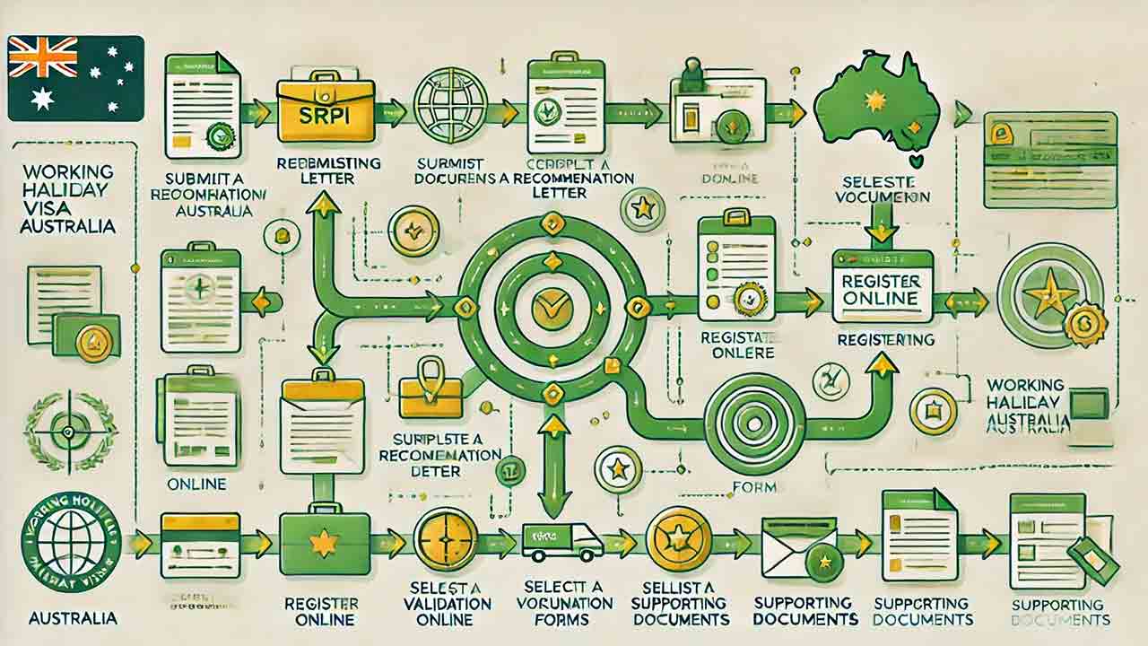 working holiday visa australia flow chart how to propose