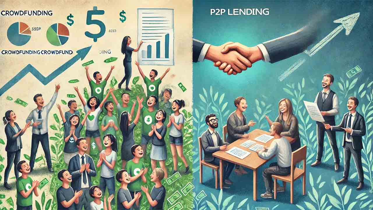 crowdfunding vs p2p lending