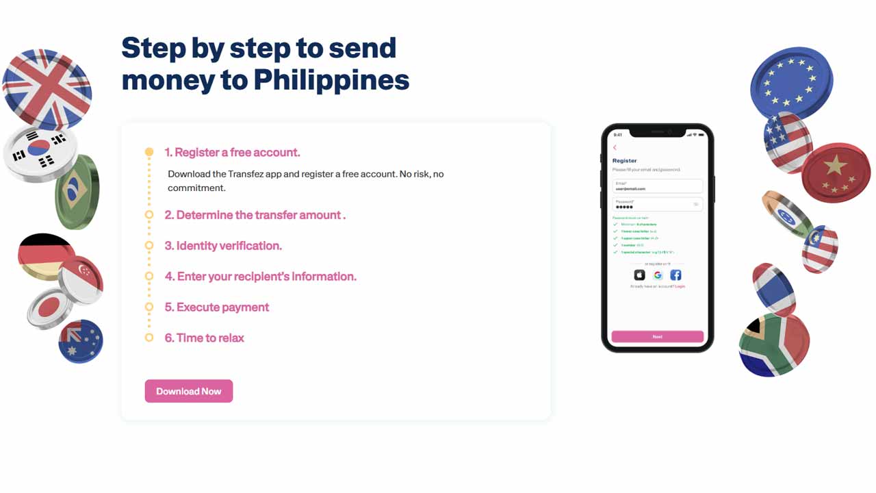 transfer money to philippines