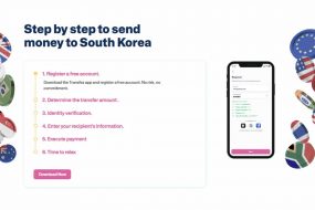 transfer money to korea