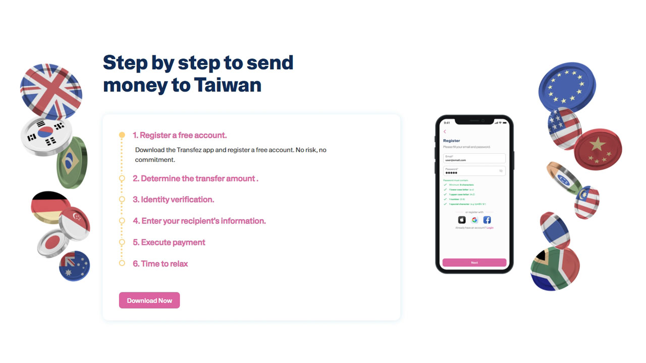 Easily, Safely and Fast Ways to Transfer Money to Taiwan