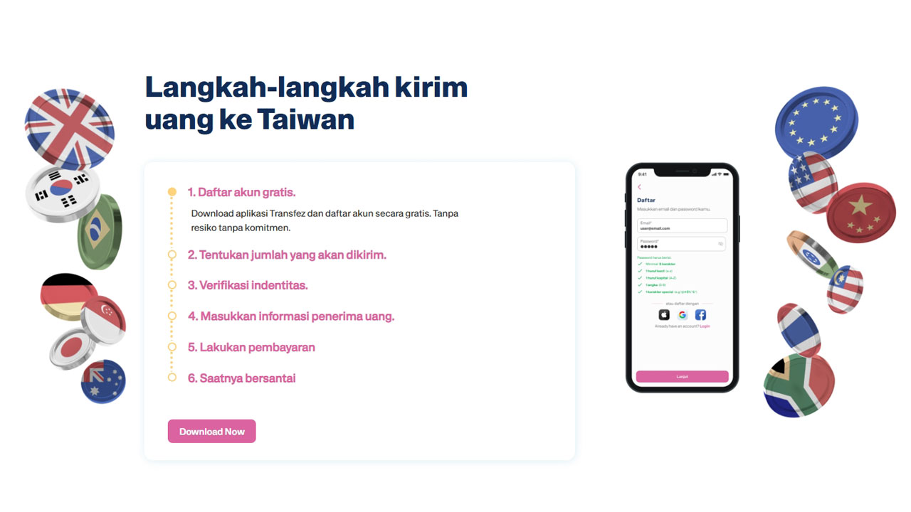 Cara Mudah, Aman dan Cepat Transfer Uang ke Taiwan