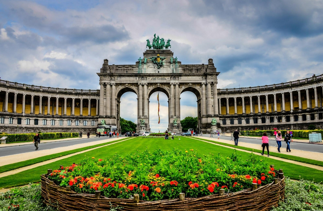 Parc du Cinquantenaire Belgia