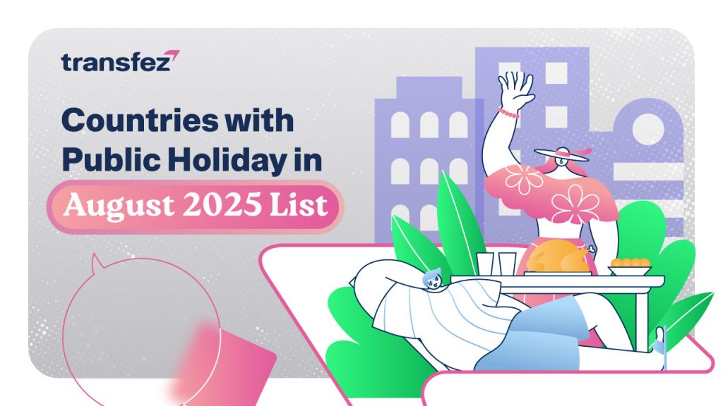 Countries with Public Holiday in August 2025 List