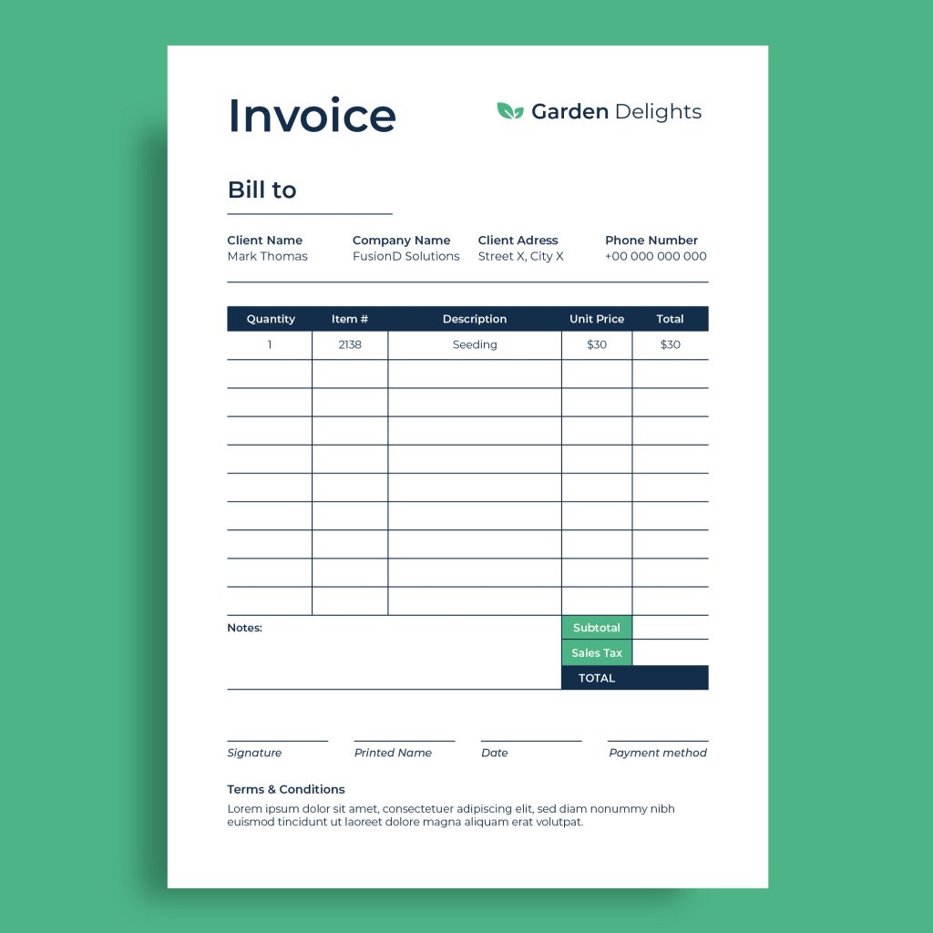 invoice
