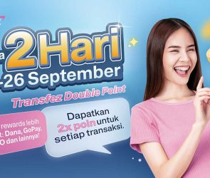 September Double Payday: Dapatkan 2x Poin untuk Setiap Transaksi!