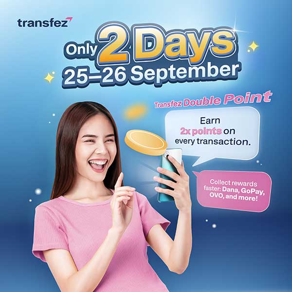 September Double Payday: Earn 2x Points on Every Transaction!