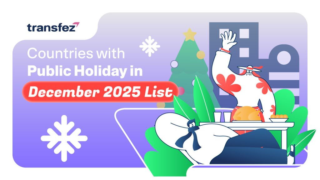 Update Information from Send Money Transfer App | Transfez 40 Countries with Public Holiday in December 2025 List