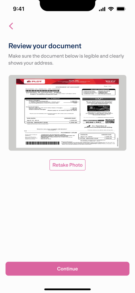 Transfez Singapore KYC (Identity Verification) Guide 7 Transfez Singapore KYC (Identity Verification) Guide - 06 Proof of address eng
