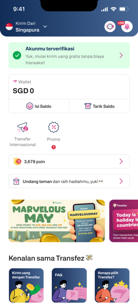 Tutorial KYC (Verifikasi Identitas) Aplikasi Transfez Singapura 11 Tutorial KYC (Verifikasi Identitas) Aplikasi Transfez Singapura -