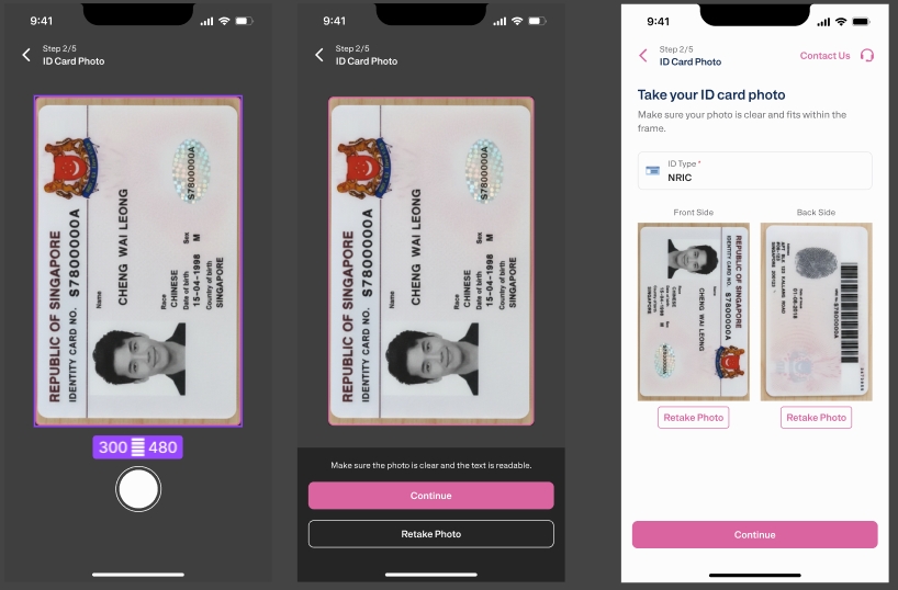 Transfez Singapore KYC (Identity Verification) Guide 5 3. Prepare Your Document (Work Permit NRIC)