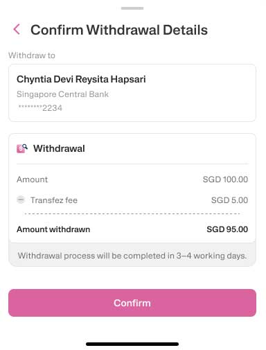 Withdraw Balance EN - Step 3