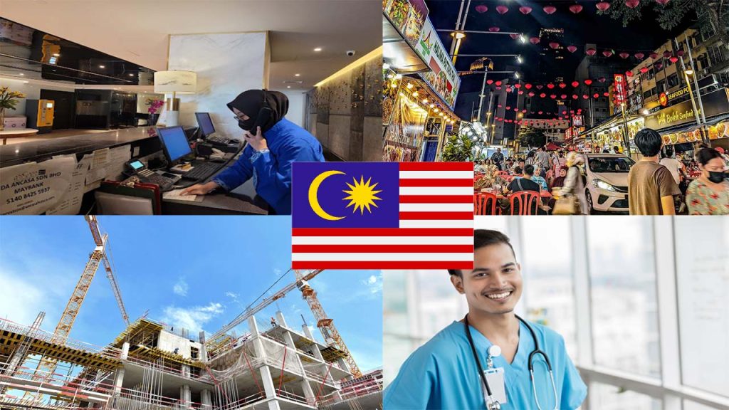 industri yang banyak menyerap tenaga kerja asing di Malaysia