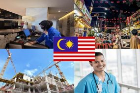 industri yang banyak menyerap tenaga kerja asing di Malaysia