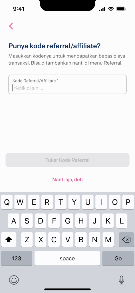 3. Referral page dari home a