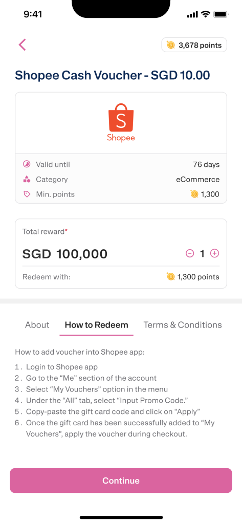5. how to redeem Shopee Cash Voucher