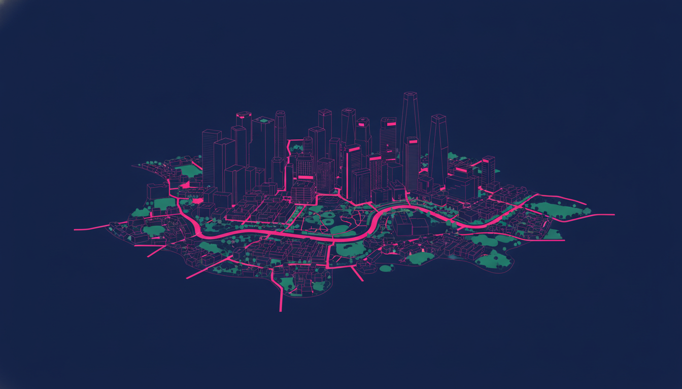 15 Nama Kota di Singapura yang Wajib Kamu Ketahui 2 aerial view of Singapore's diverse districts showing modern skyscrapers, residential areas, and green spaces