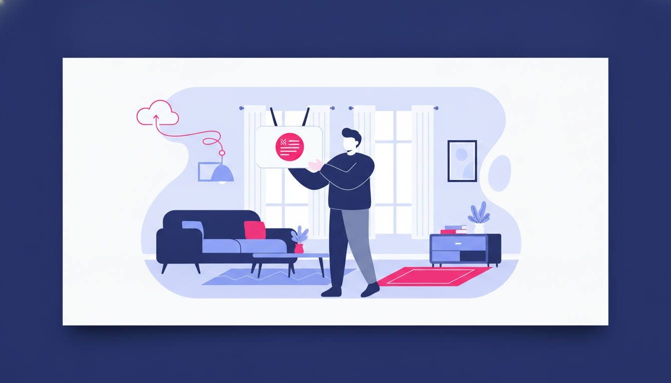 ID Pelanggan WiFi: Cara Mudah Mencari dan Menggunakannya 2 a person holding a WiFi router box with a sticker showing a customer ID number, in a bright Indonesian home living room