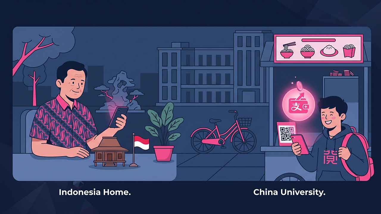Kirim Uang ke Mahasiswa Indonesia di China Lewat WeChat, Tanpa Rekening Bank
