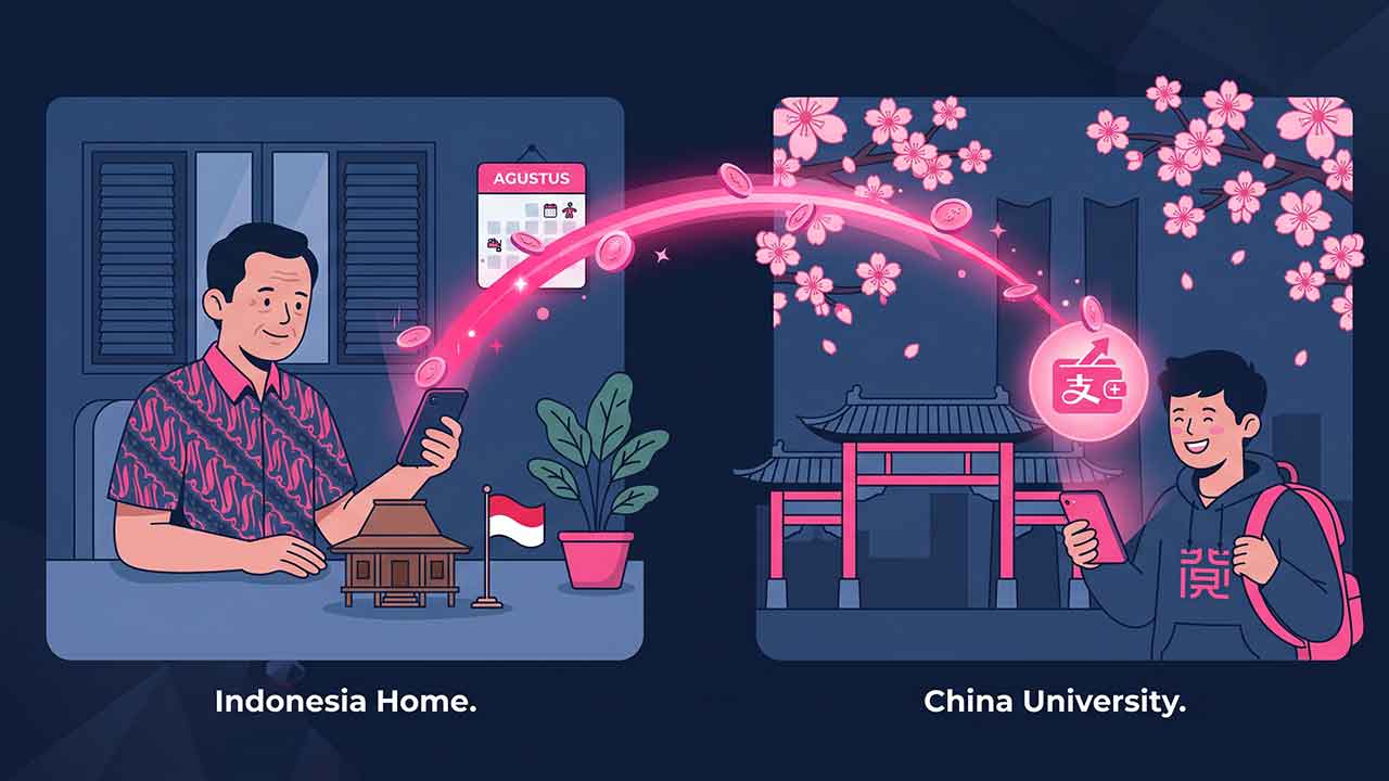 Kirim Uang ke Mahasiswa Indonesia di China Lewat WeChat, Tanpa Rekening Bank